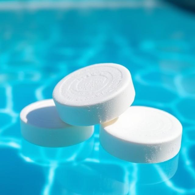 Comprimés de chloration stabilisée Atlantis de 7,6 cm (200 g) pour piscines