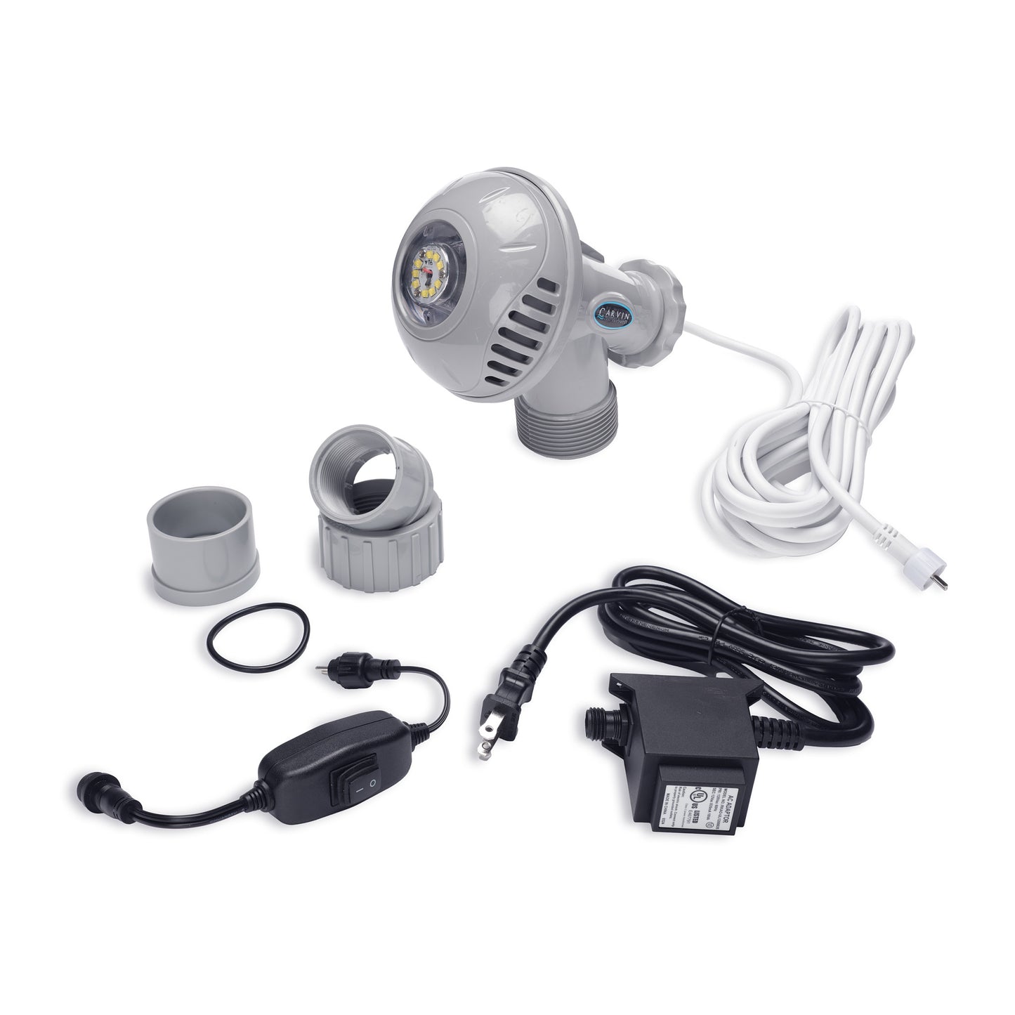 WHITE WATER RETURN STARWHITE SYSTEM W/LED LIGHT,15FT CORD, by carvin pool