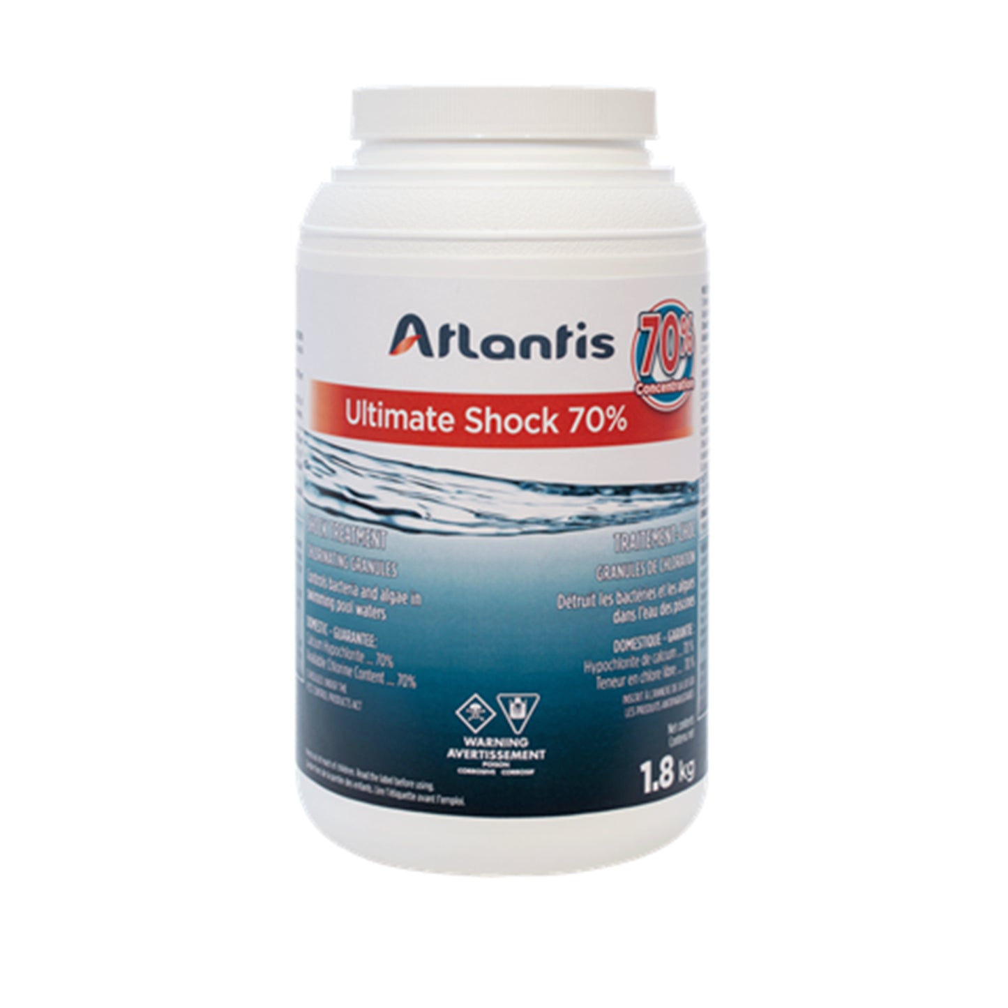 Atlantis Ultimate Shock 70% 1.8KG for Swimming Pools