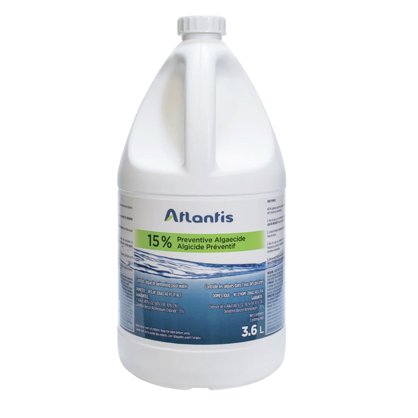 Atlantis 15% Preventive Algaecide 3.6  For Swimming Pools