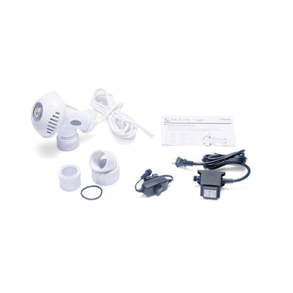 WHITE WATER RETURN STARWHITE  SYSTEM W/LED LIGHT,15FT CORD, by carvin pool